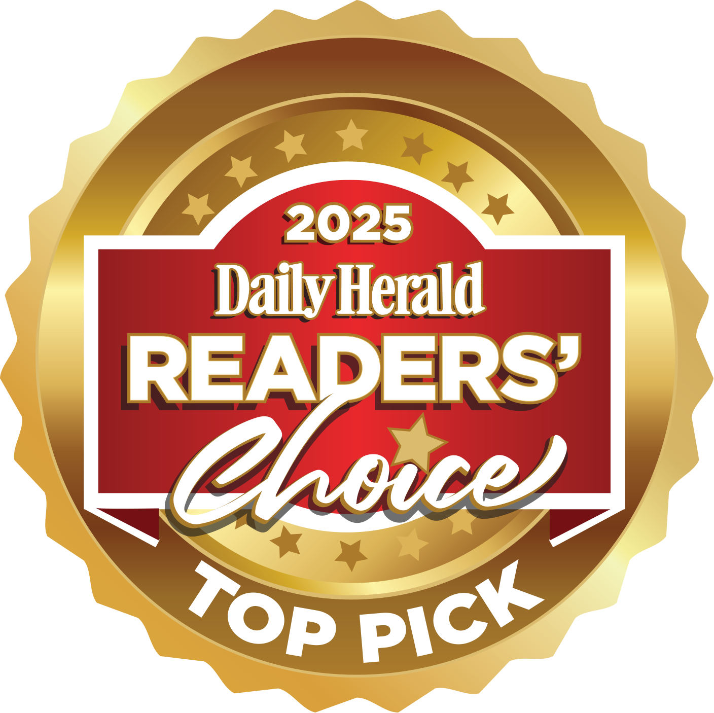 2025 Daily Herald Reader's Choice. Top Pick.